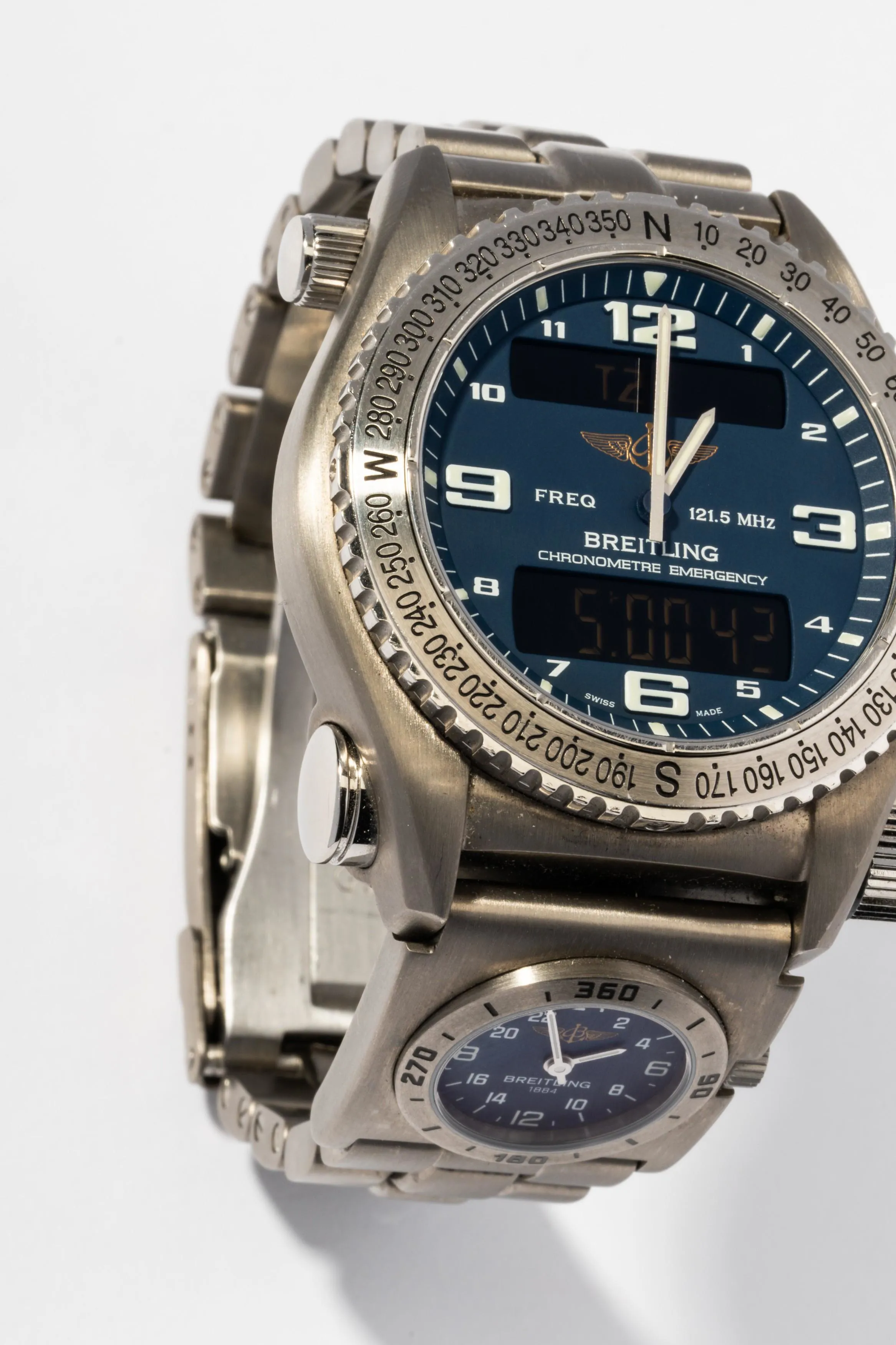 Breitling Emergency 31mm Stainless steel Blue 10