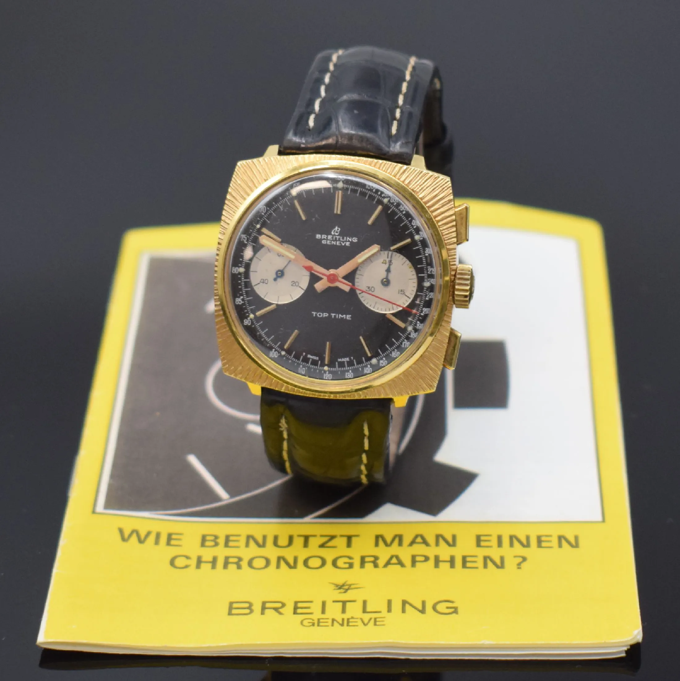 Breitling Top Time 2008 37mm Gold-plated Black