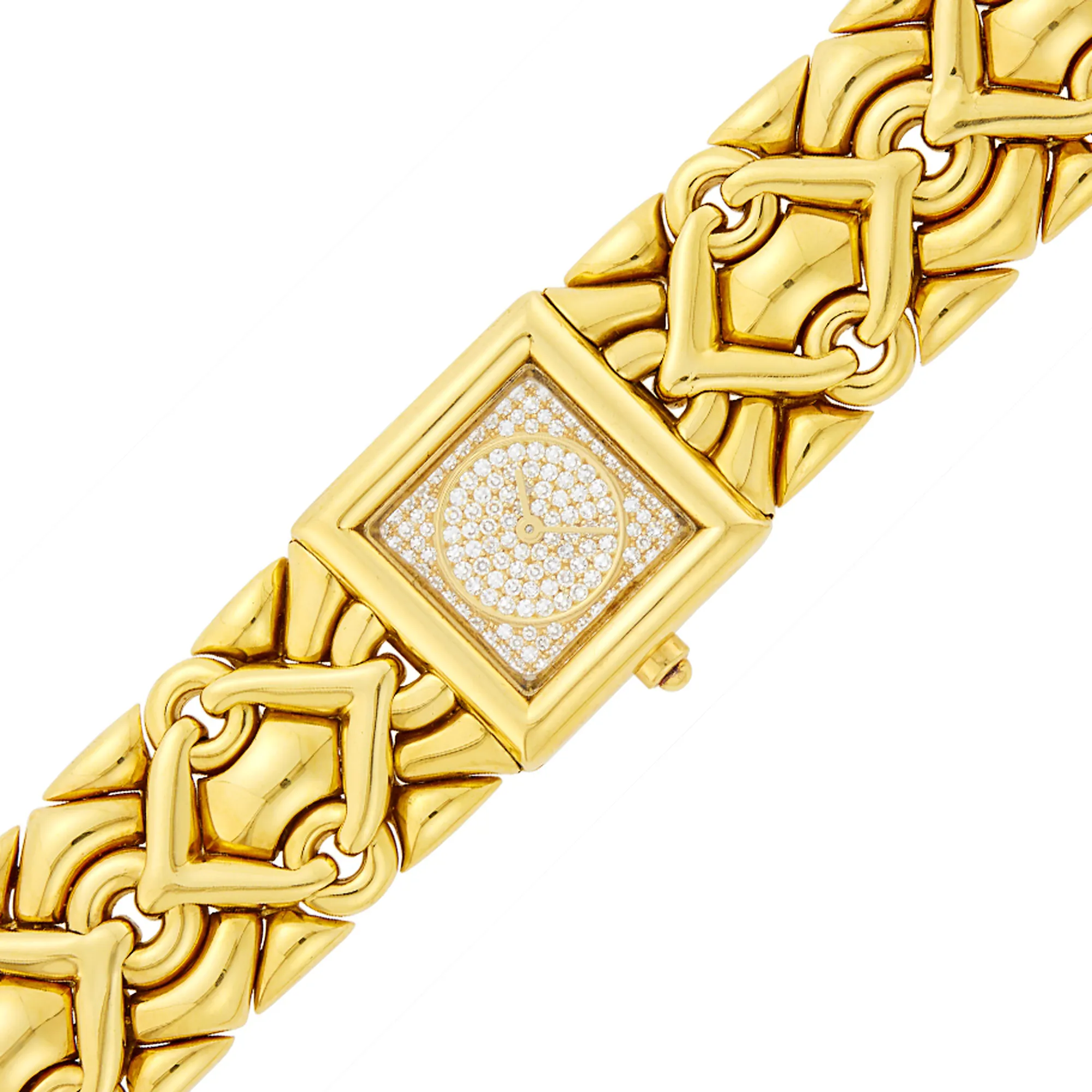 Bulgari Trika 23mm Yellow gold and Diamond Diamond 1