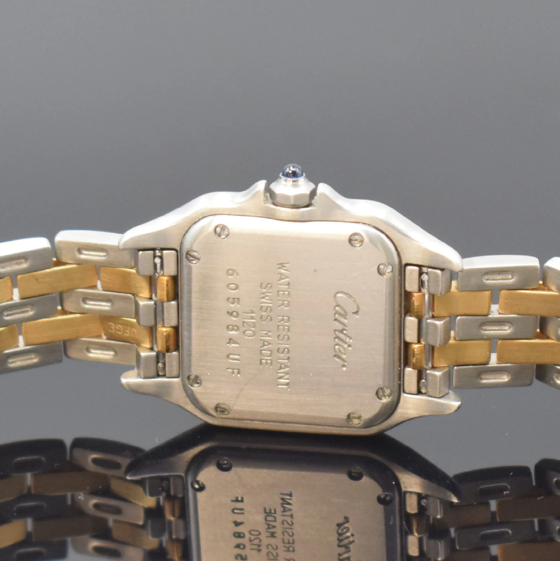 Cartier Panthère 1120 30mm Yellow gold and Stainless steel Silver 4