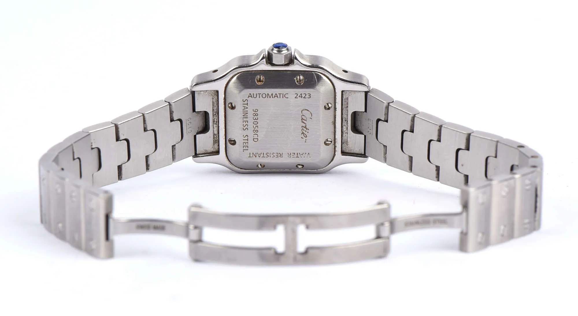 Cartier Santos 2423 Stainless steel White 2