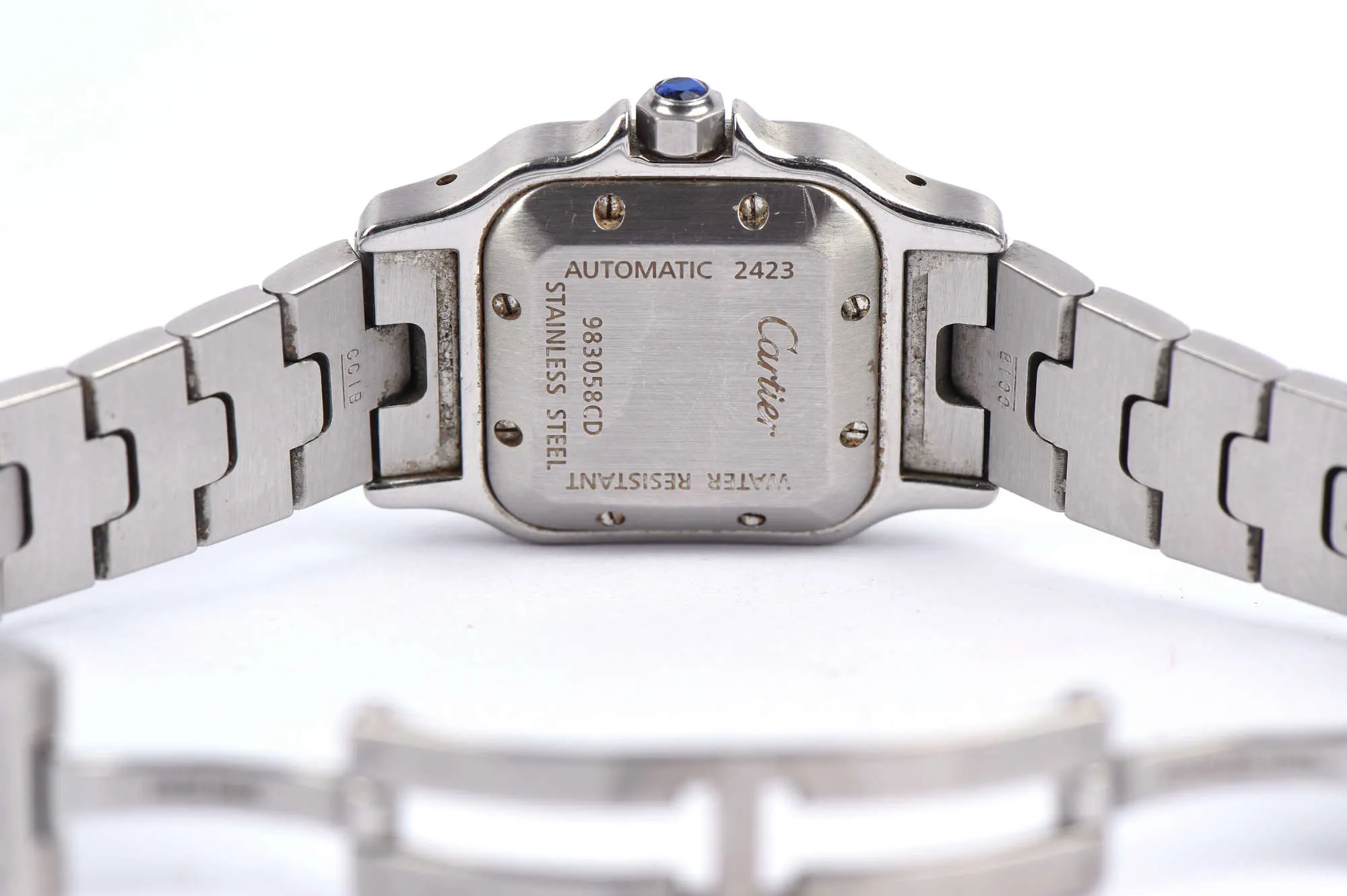 Cartier Santos 2423 Stainless steel White 3