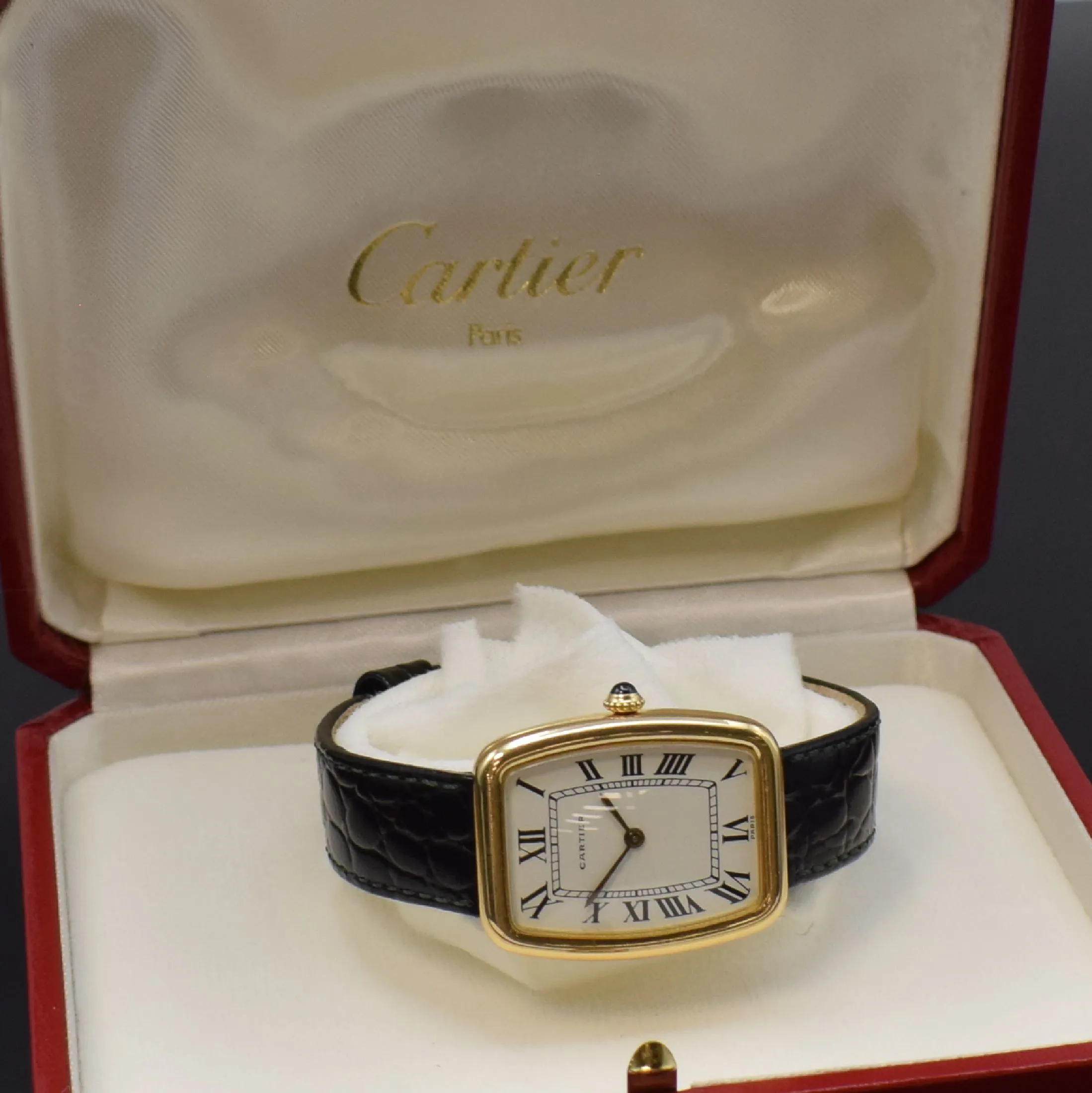 Cartier Paris 33mm Yellow gold White 4