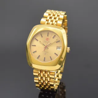 Certina Certronic Stainless steel and Gold-plated Gilt