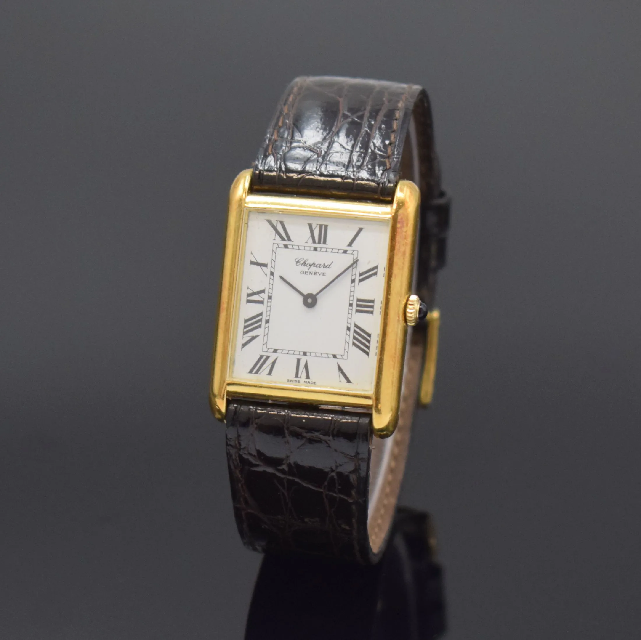 Chopard 2012 33.5mm Yellow gold Enamel