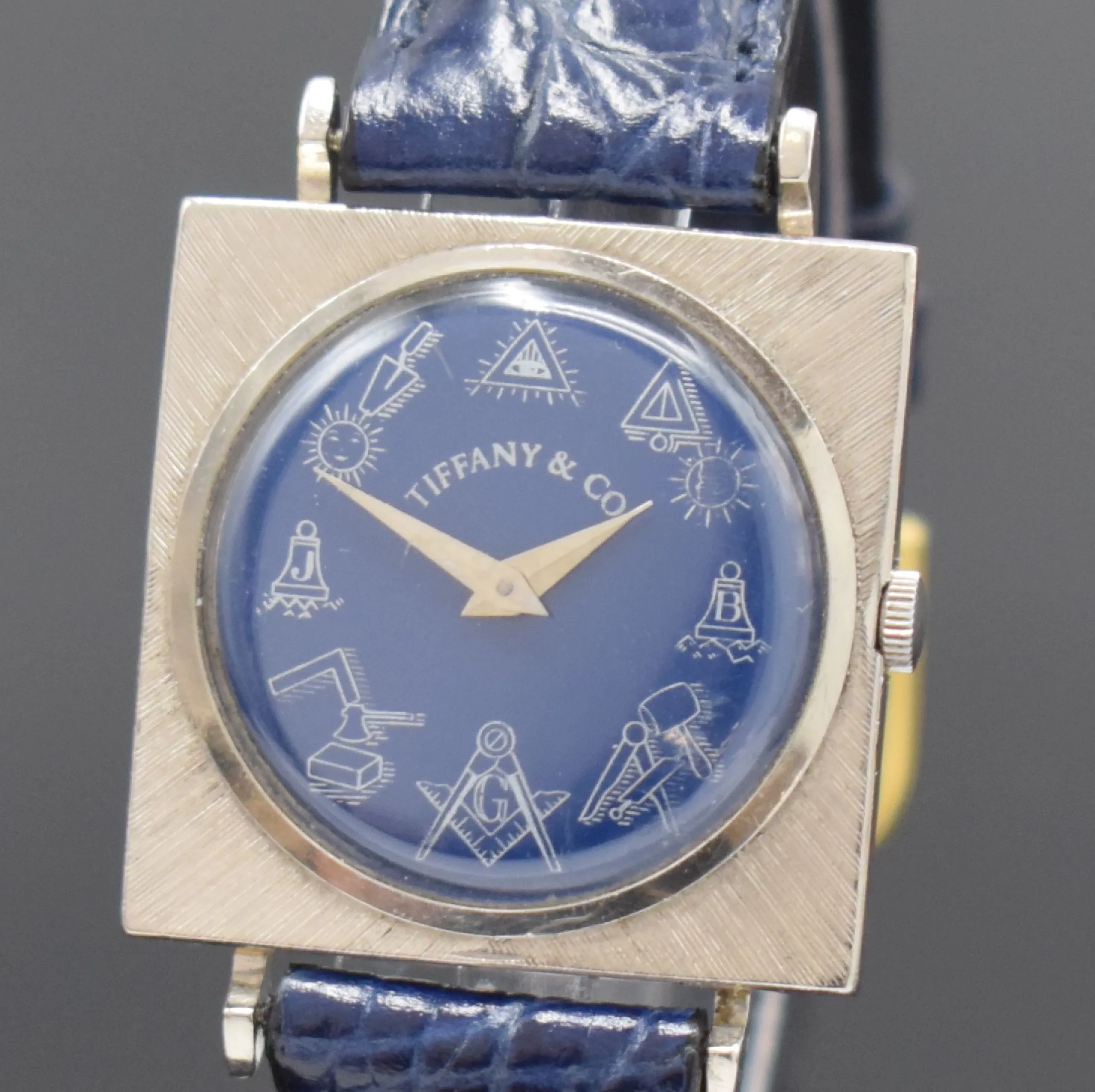 Jules Jürgensen 28mm White gold Blue 1