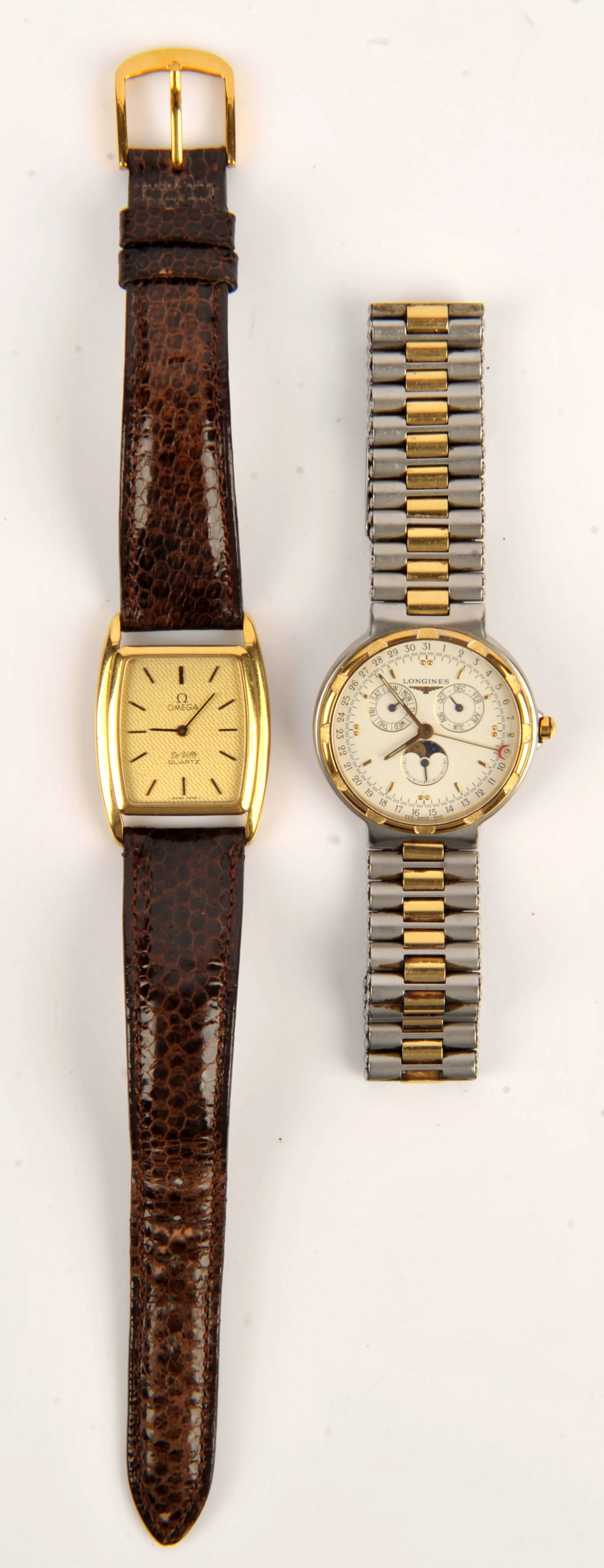 Longines Conquest nullmm Yellow gold and stainless steel White 1