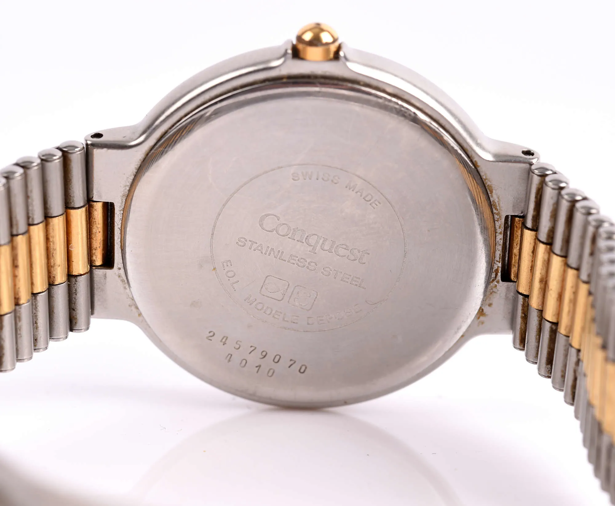 Longines Conquest nullmm Yellow gold and stainless steel White 5