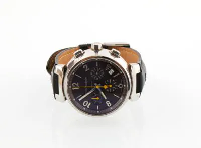 Louis Vuitton Tambour Q1121 42mm Stainless steel Brown