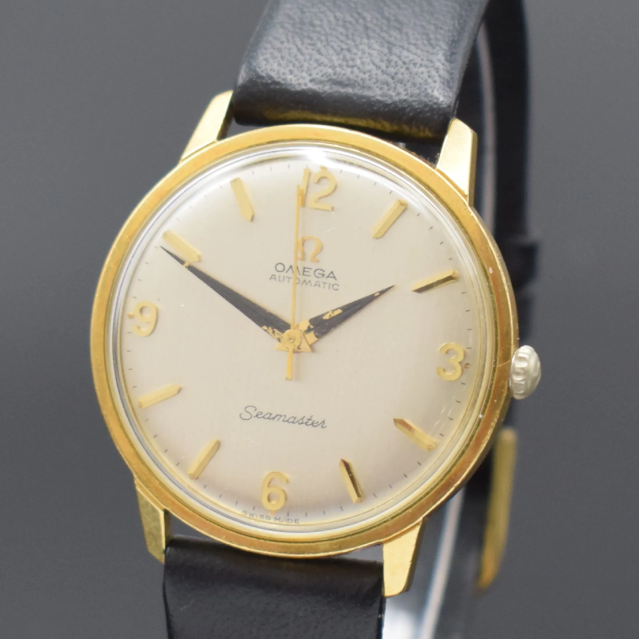 Omega Seamaster 165.001 34mm Gold-plated Silver 2