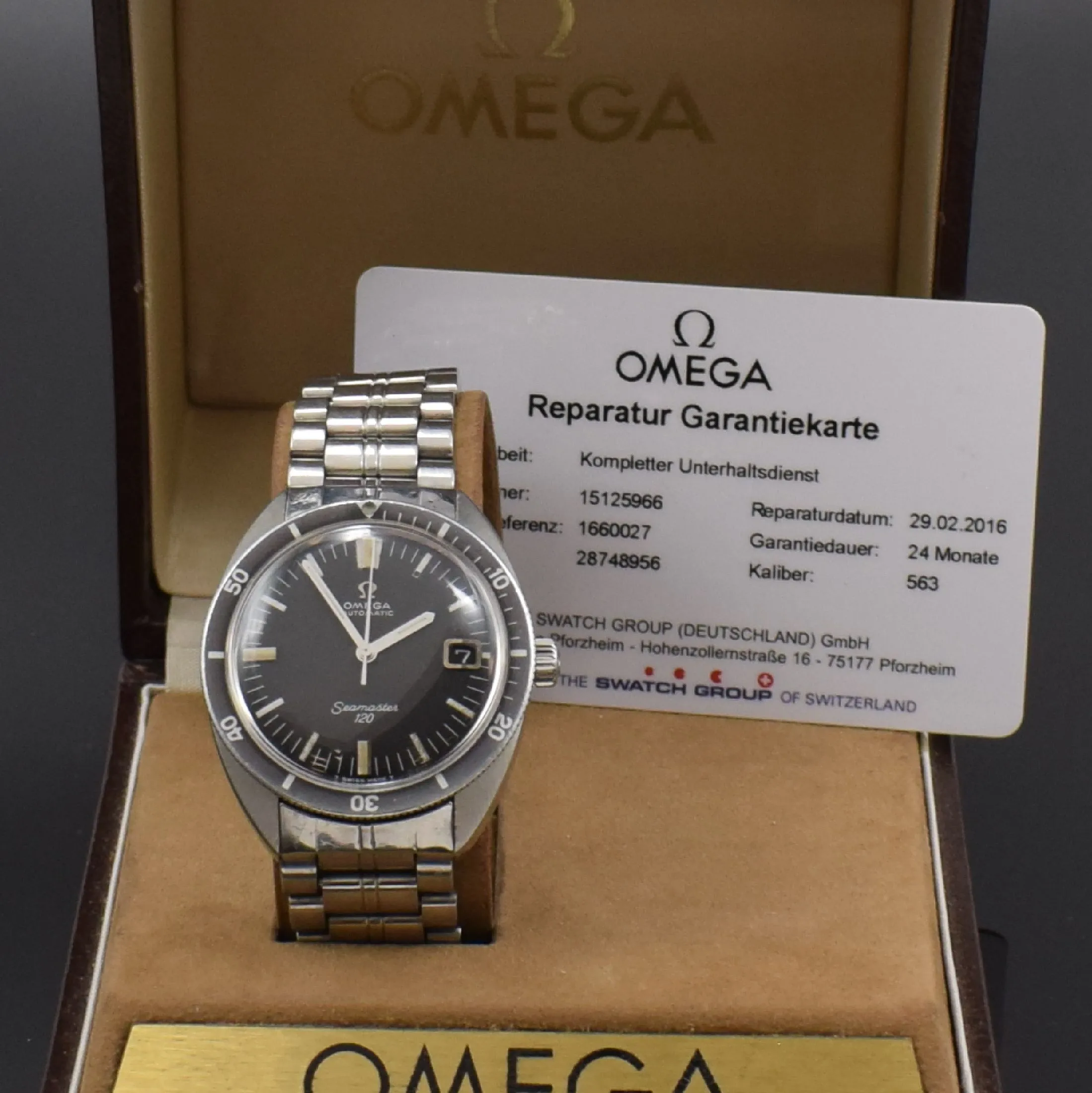 Omega Seamaster 166.027 37mm Stainless steel Black 8