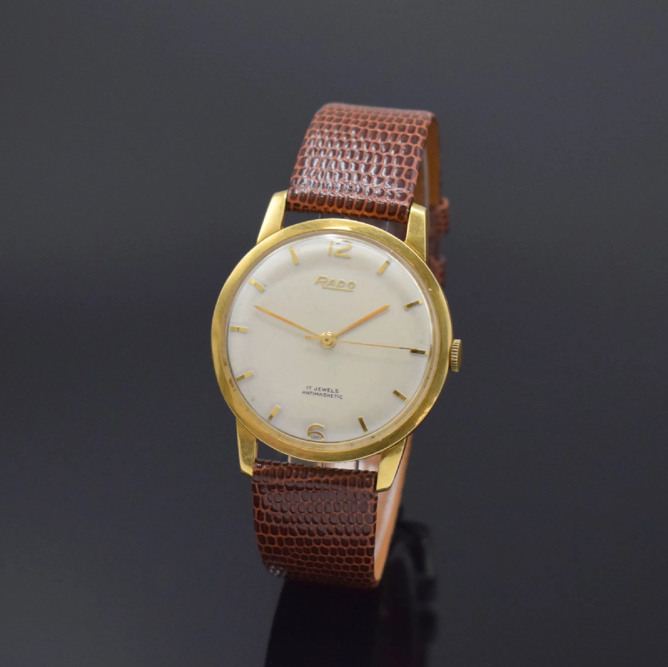 Rado 34mm Yellow gold Silver