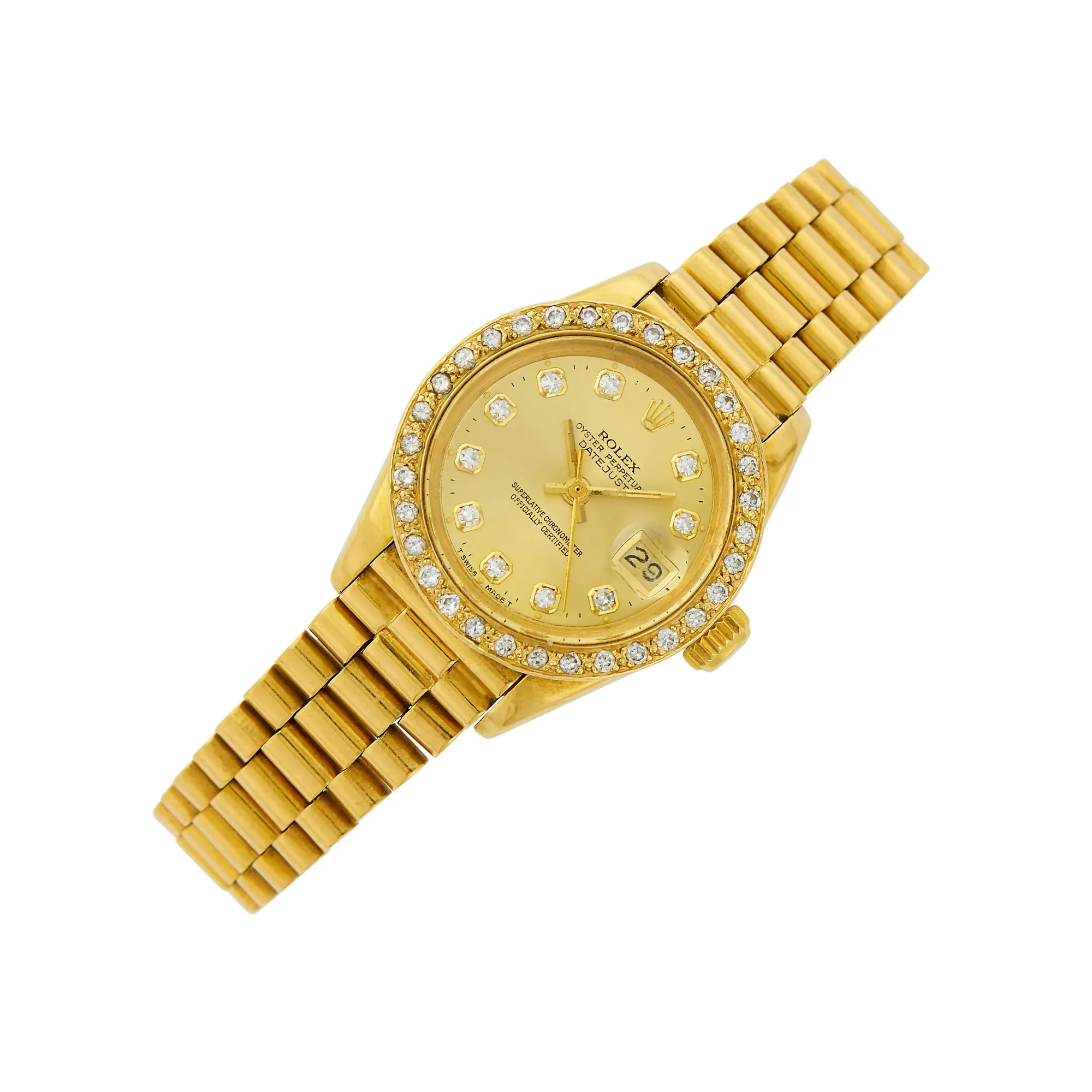 Rolex Datejust 6917 26mm Yellow gold and Diamond Gold