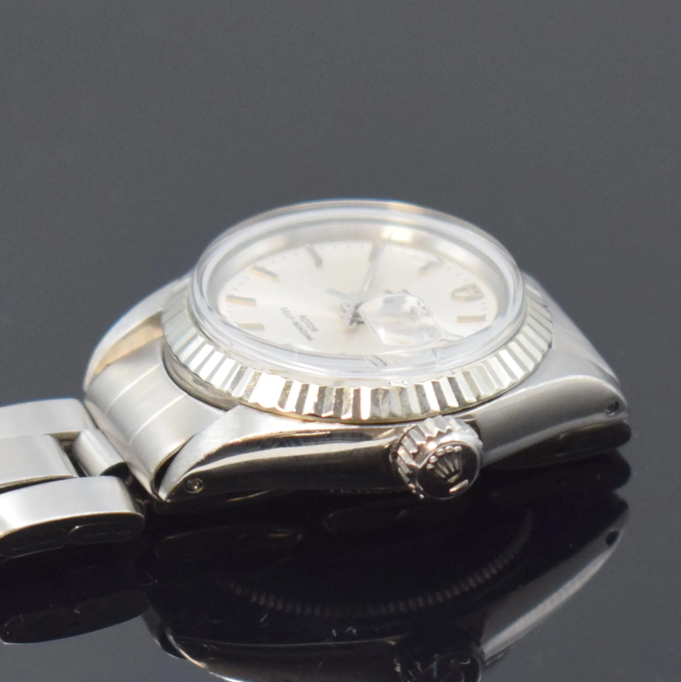 Tudor Princess Date 7637/4 25mm White gold Silver 3