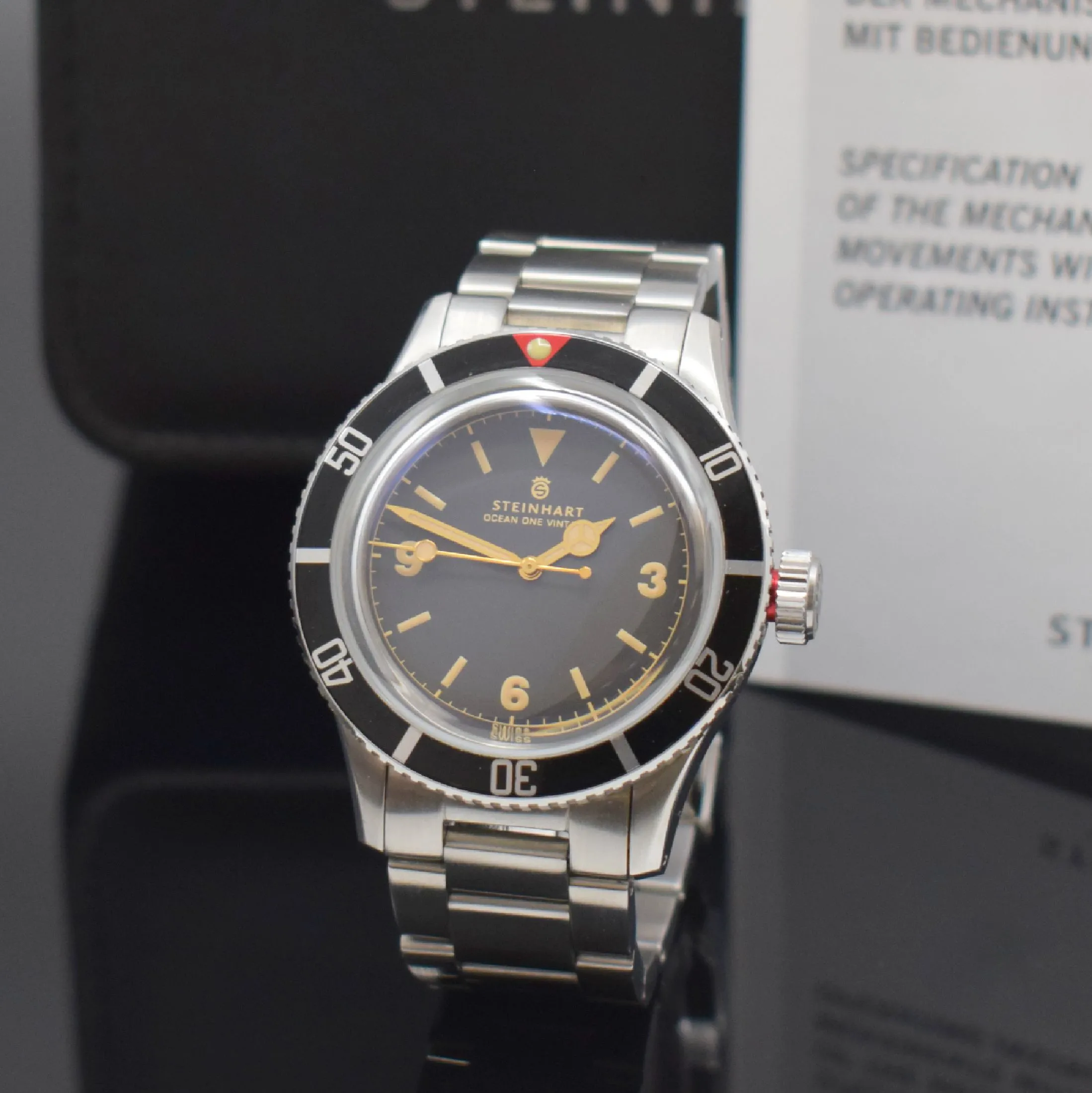 Steinhart Ocean One 43mm Stainless steel Gray