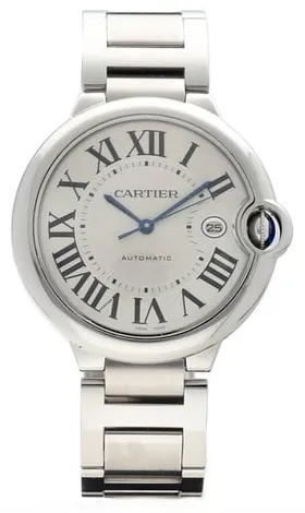 Cartier Ballon Bleu 42mm 3001 42mm Stainless steel Silver