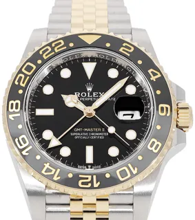 Rolex GMT-Master II 126713GRNR-0001 Yellow gold and Oystersteel Black