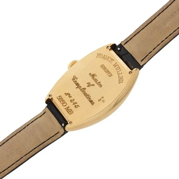 Franck Muller Master Banker 5850 MB 31mm Yellow gold Silver 1