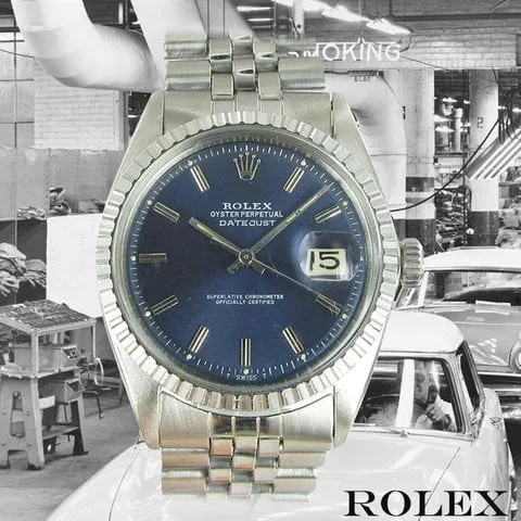 Rolex Datejust 1603 36mm Steel Blue