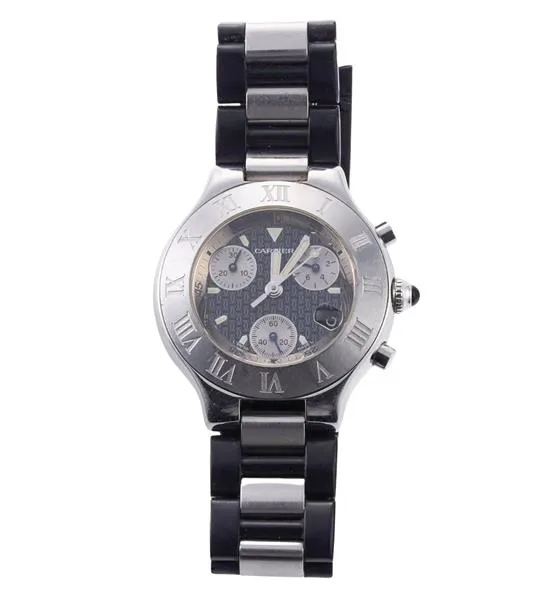 Cartier 21 Chronoscaph 2424 38mm Stainless steel Gray