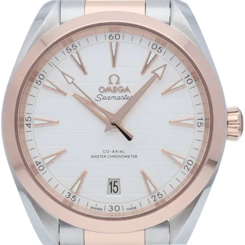 Omega Aqua Terra 220.20.41.21.02.001 41mm Rose gold Silver