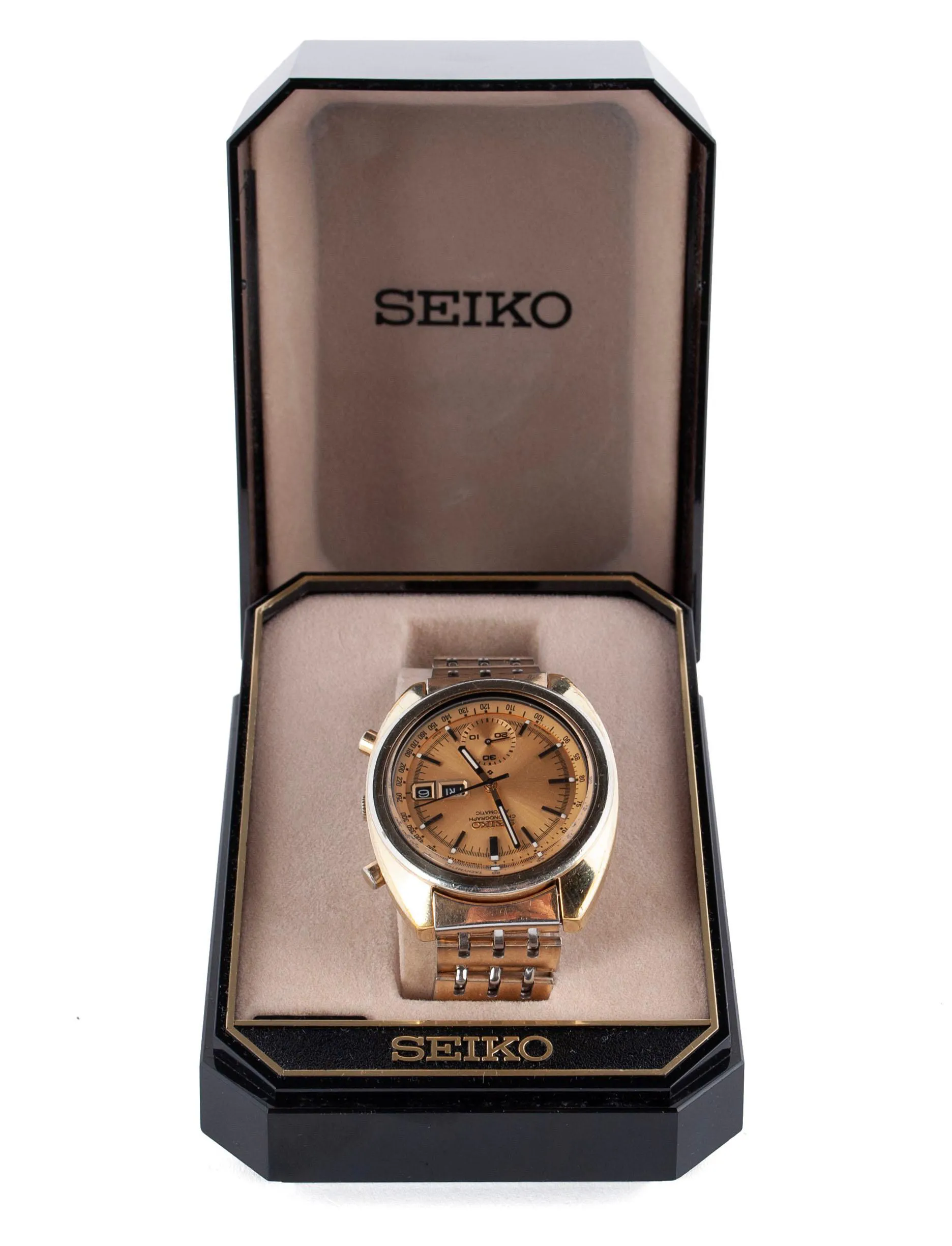 Seiko Chronograph 6139-6012 nullmm Gold-plated Gold 6