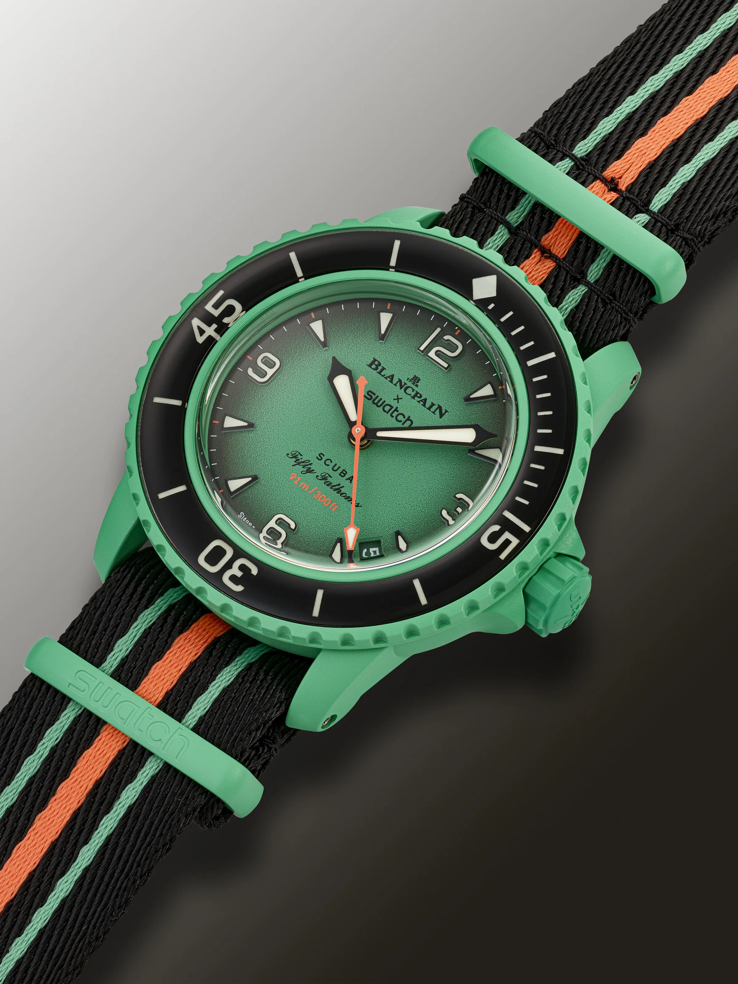 Blancpain Fifty Fathoms S035A100 42mm Ceramic Green 1