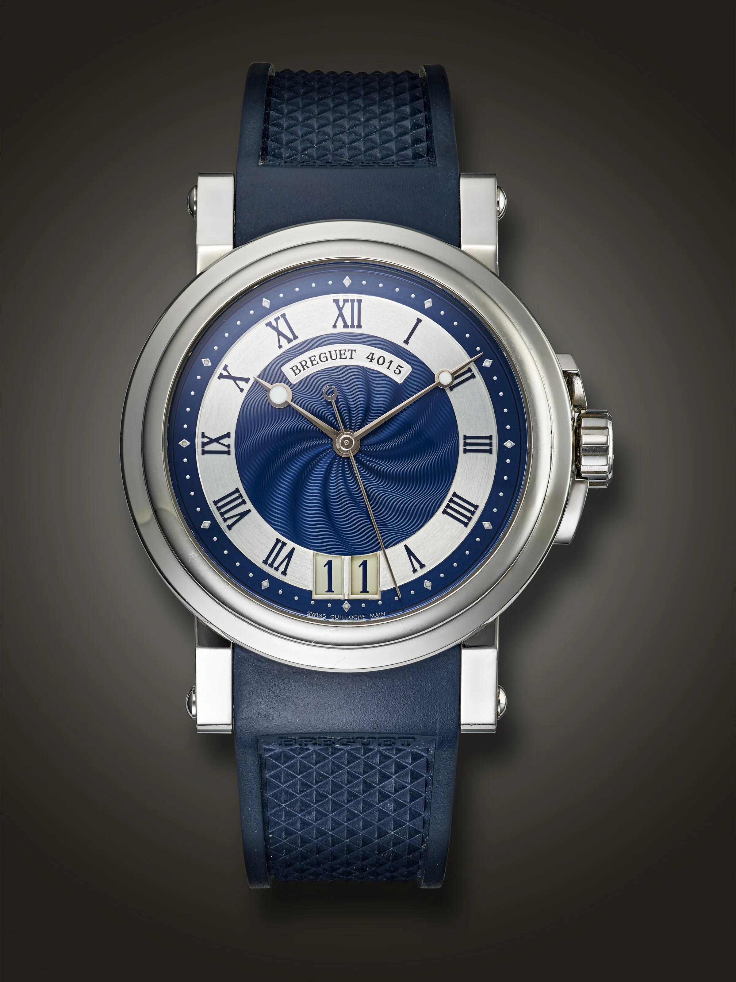 Breguet Marine 5817ST 39mm Stainless steel Blue