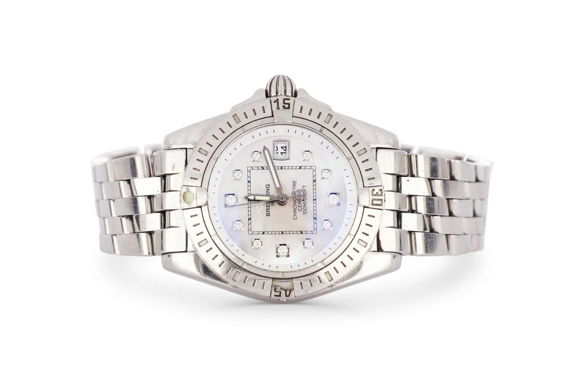 Breitling Galactic A71356 32mm Stainless steel Silver