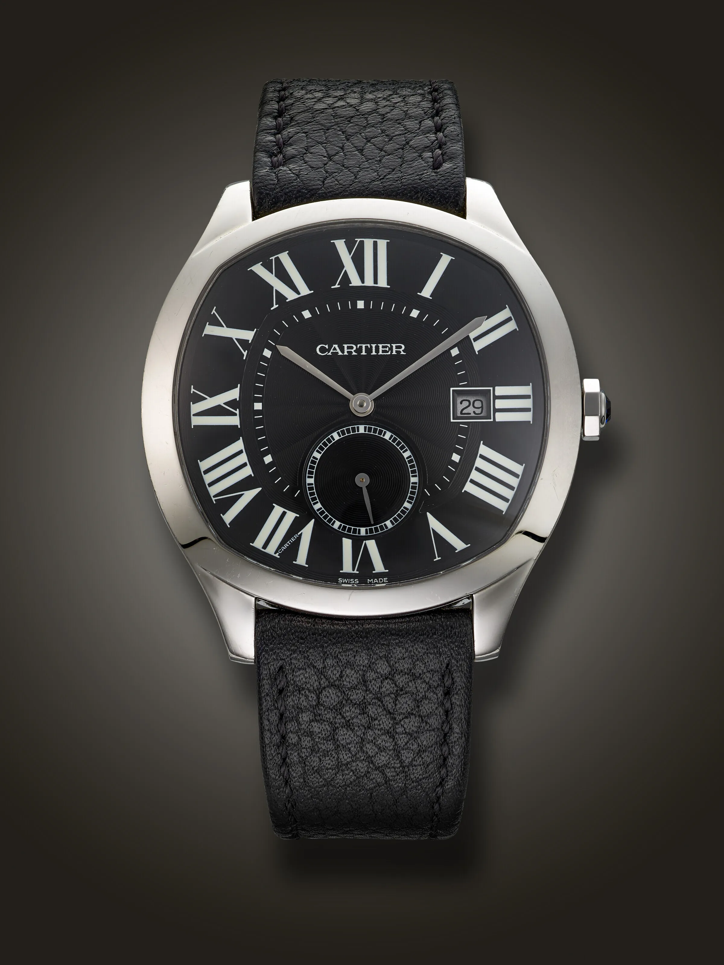 Cartier Drive de Cartier 3930 41mm Stainless steel Black