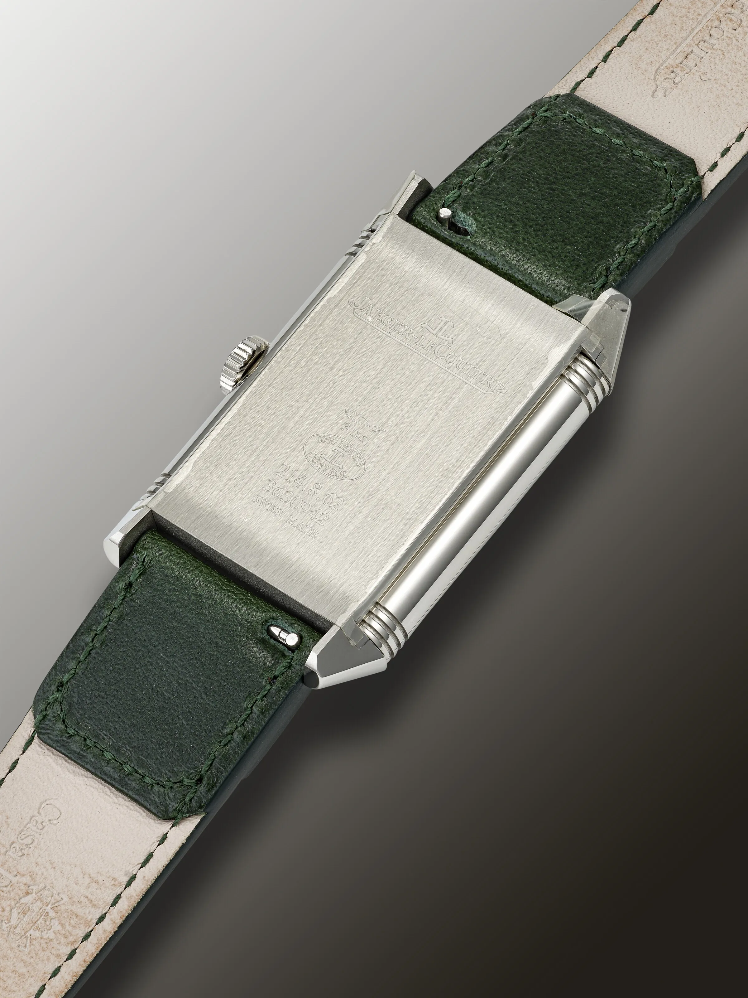 Jaeger-LeCoultre Reverso 214.8.62 45mm Stainless steel Green 2