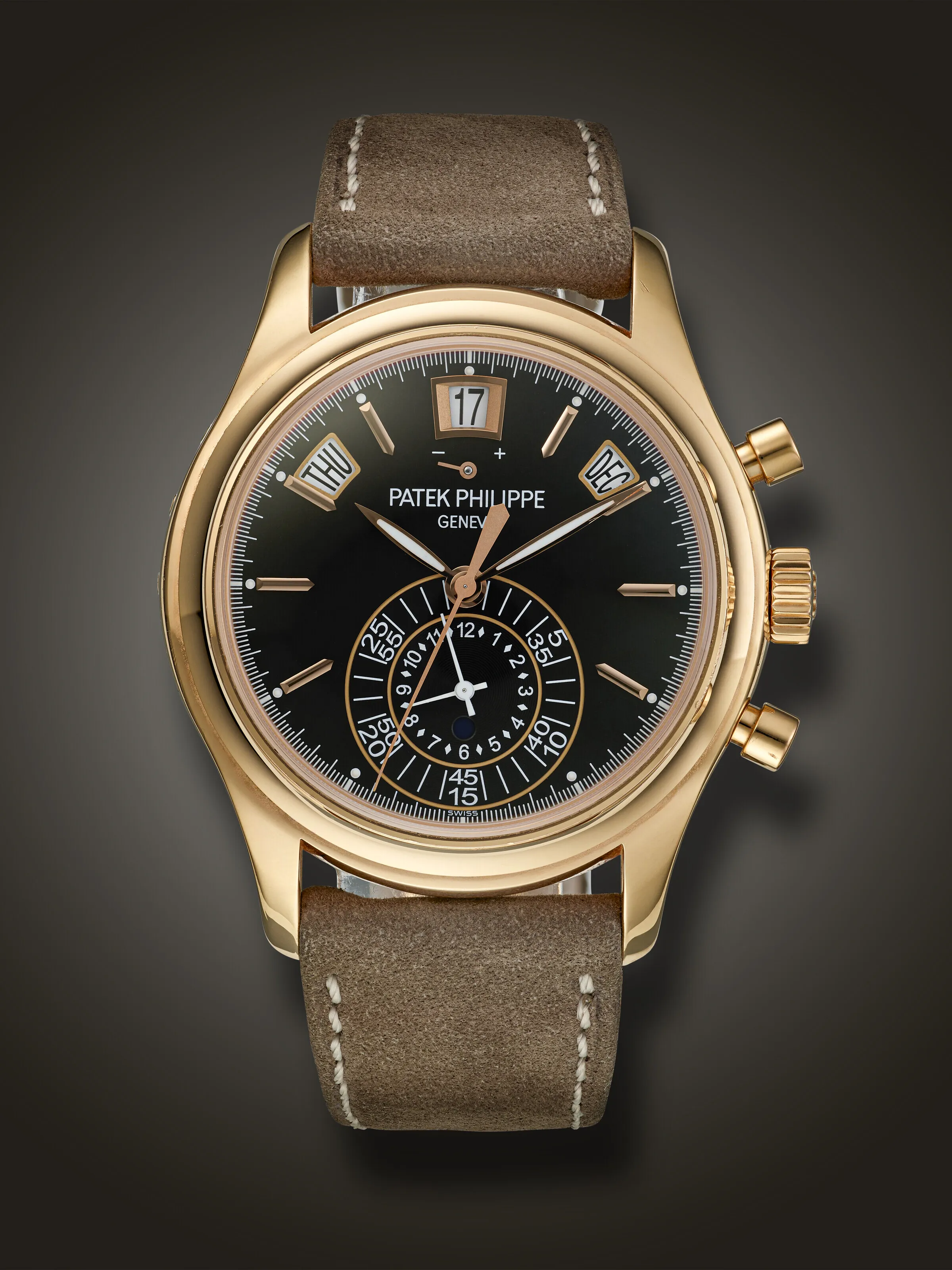 Patek Philippe Annual Calendar Chronograph 5960 40mm Rose gold Black