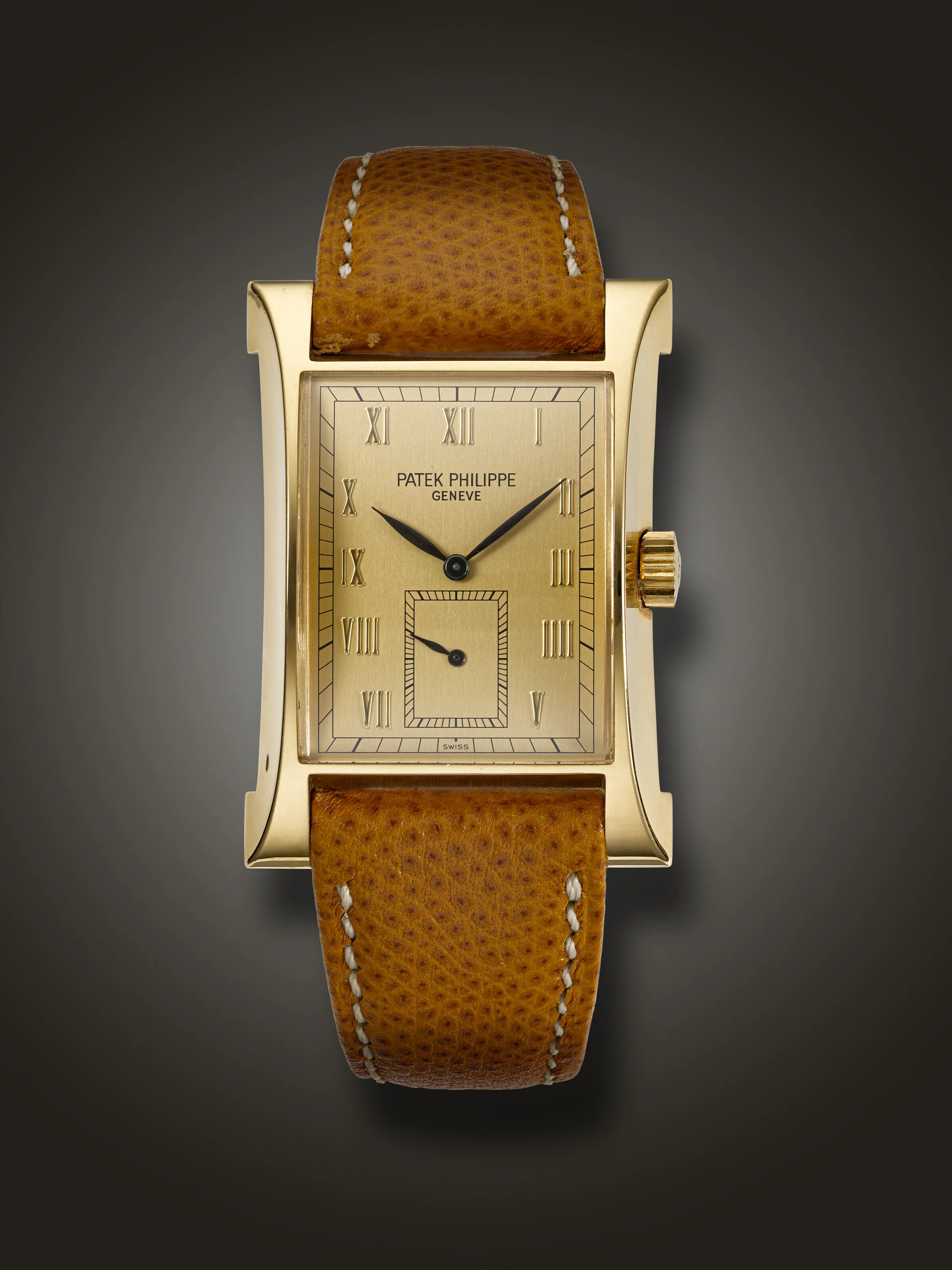 Patek Philippe Gondolo 5500J 28mm Yellow gold Champagne