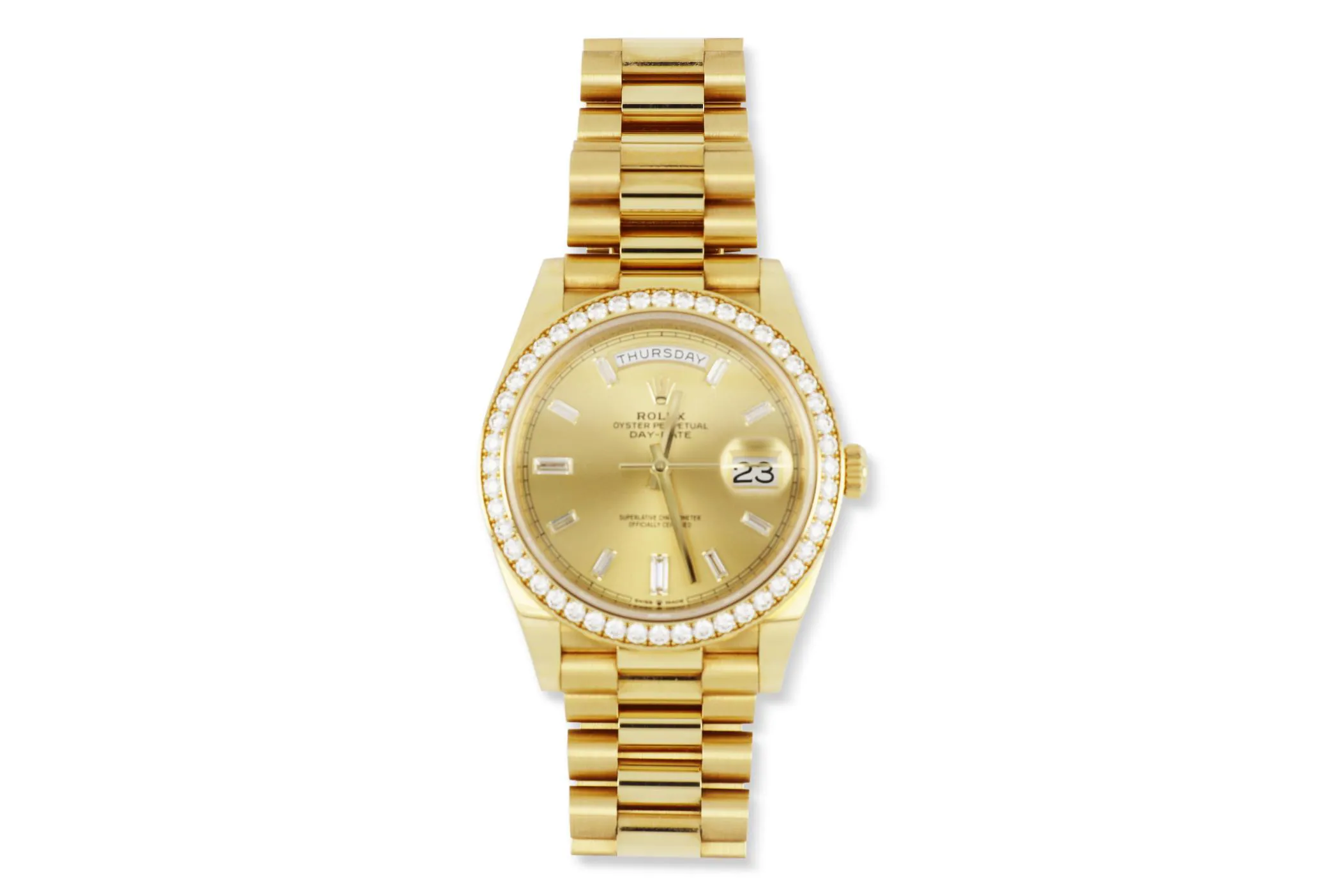 Rolex Day-Date 40 228348RBR 40mm Yellow gold and Diamond Gold