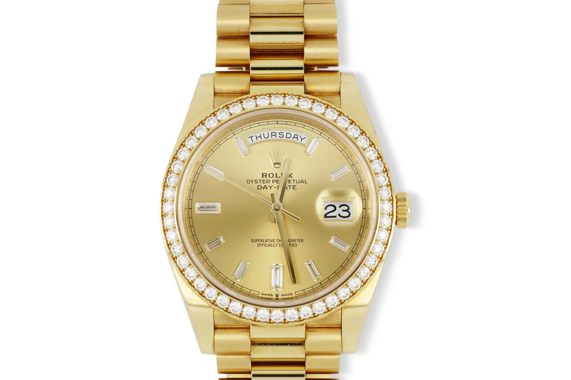 Rolex Day-Date 40 228348RBR 40mm Yellow gold and Diamond Gold 1