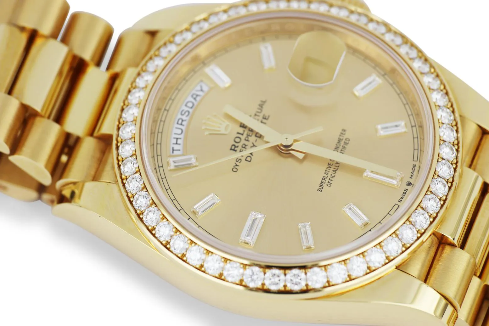 Rolex Day-Date 40 228348RBR 40mm Yellow gold and Diamond Gold 4