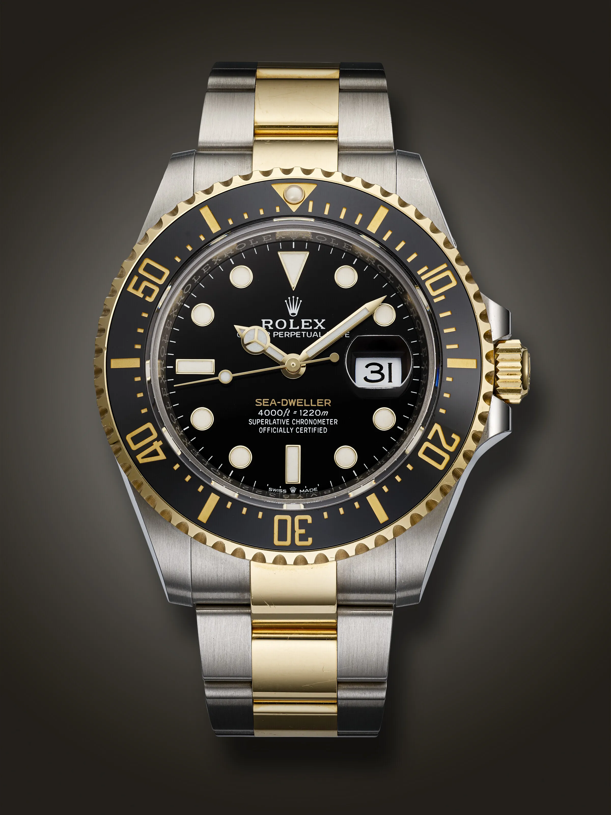 Rolex Sea-Dweller 126603 43mm Yellow gold and Stainless steel Black