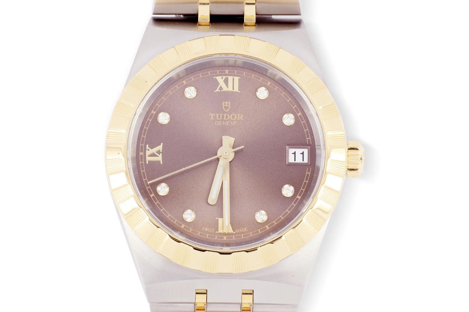 Tudor Royal 28403 34mm Stainless steel & gold plated Bronze