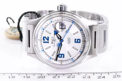 Ball Fireman Racer NM2088C-S2J-WHBE 40mm Stainless steel White 1