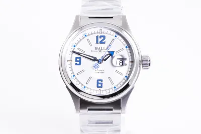 Ball Fireman Racer NM2088C-S2J-WHBE 40mm Stainless steel White 2