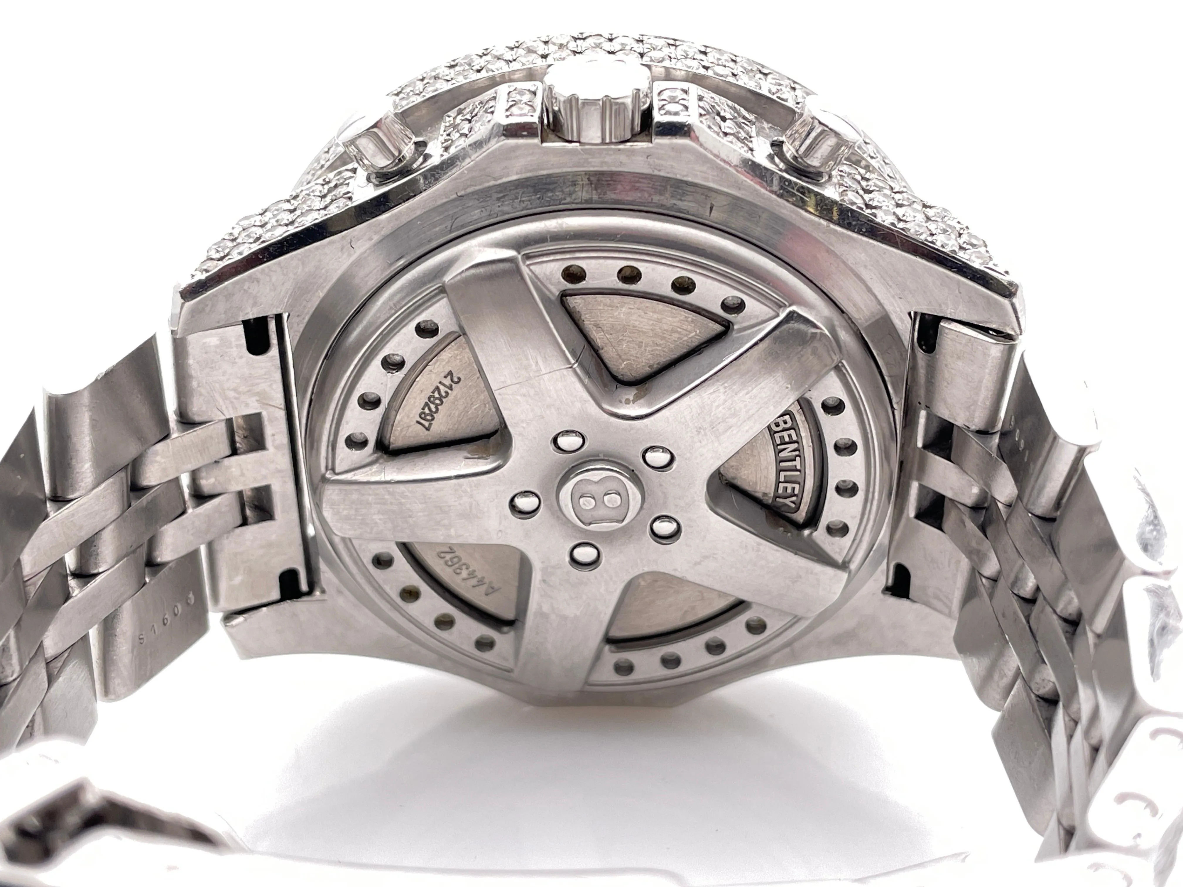 Breitling Bentley A44362 2129297 52mm Stainless steel and diamond-set Silver 7