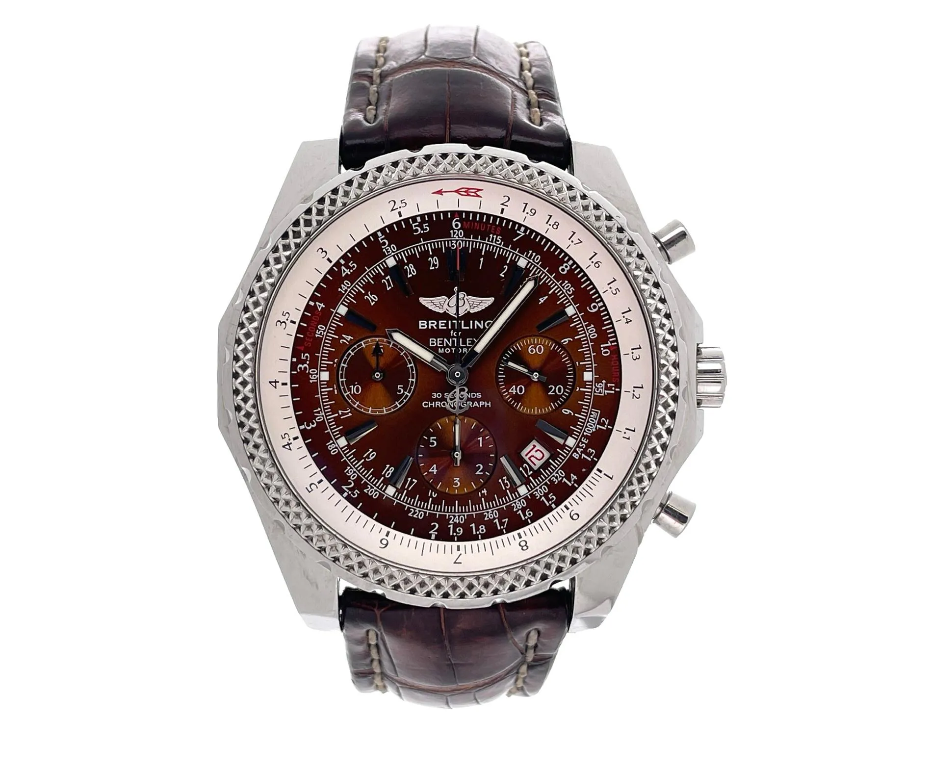 Breitling Bentley A25362 48mm Stainless steel Brown