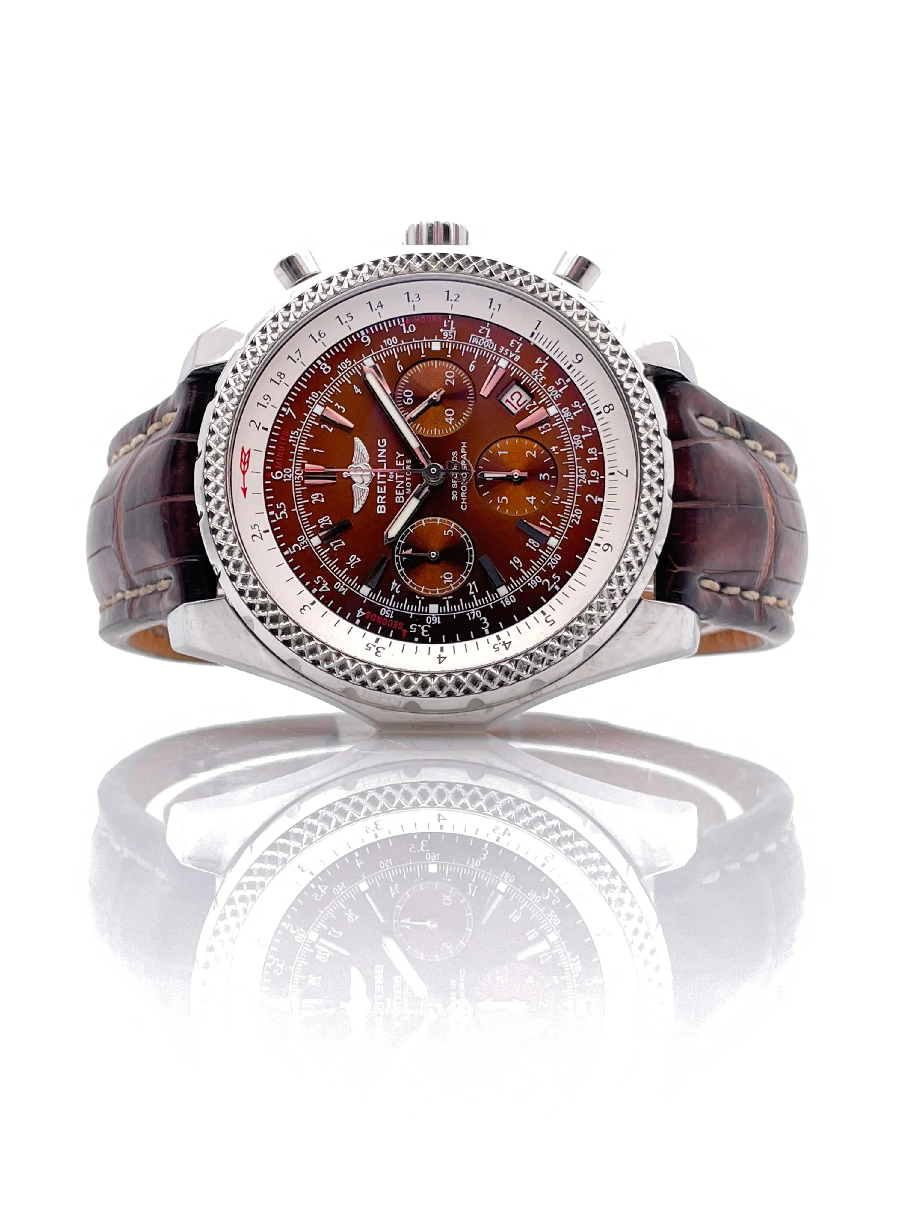 Breitling Bentley A25362 48mm Stainless steel Brown 2