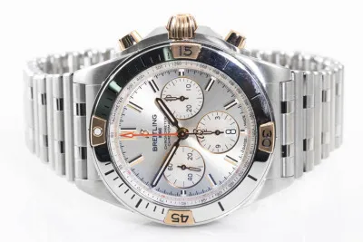 Breitling Chronomat IB0134 42mm Rose gold and Stainless steel Silver