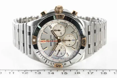 Breitling Chronomat IB0134 42mm Rose gold and Stainless steel Silver 1