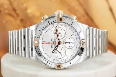 Breitling Chronomat IB0134 42mm Rose gold and Stainless steel Silver 9