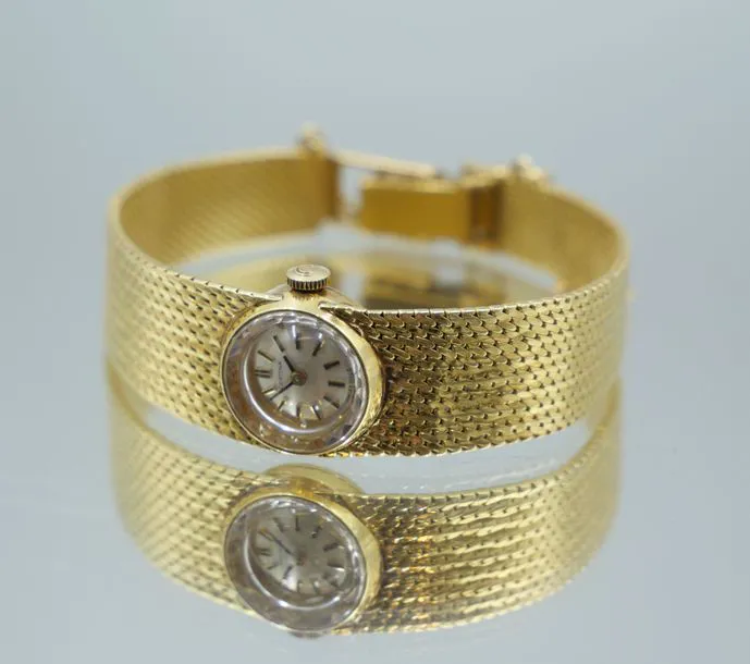Certina 16mm Yellow gold Silver