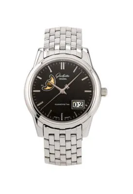 Glashütte Senator 39-41-14-22-14 39mm Stainless steel Gray