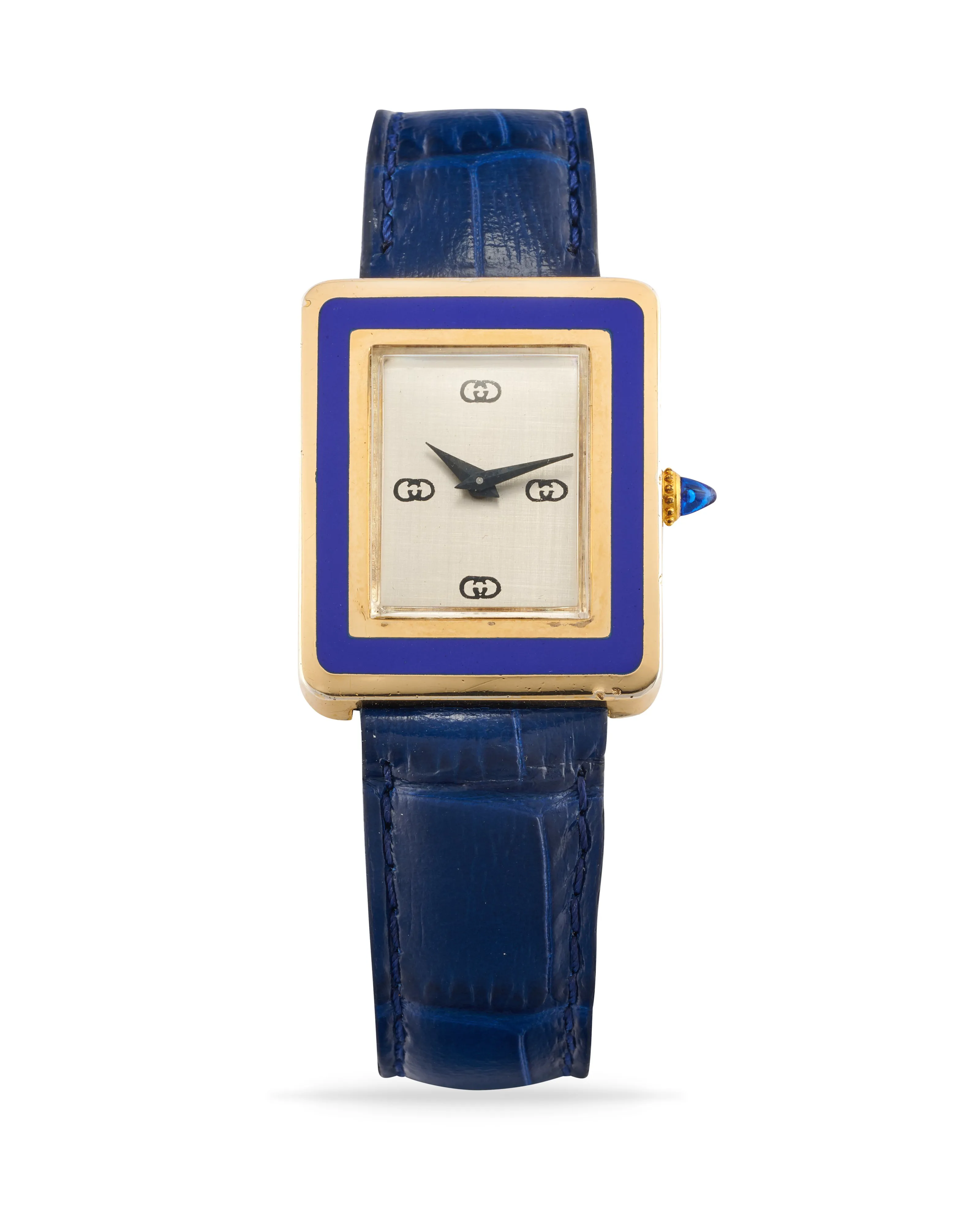 Gucci Protocole 30mm Gold-plated Silver