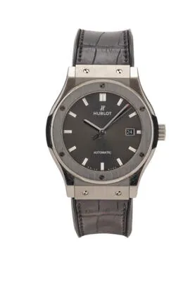 Hublot Classic Fusion 542. NR.7071. LR 42mm Titanium and Stainless steel Gray